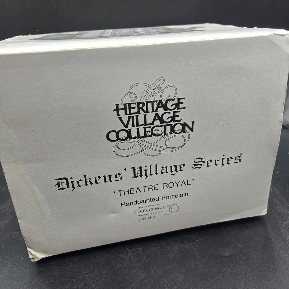 Department 56 The Dickens Village Series Theatre Royal with Box No Light theater